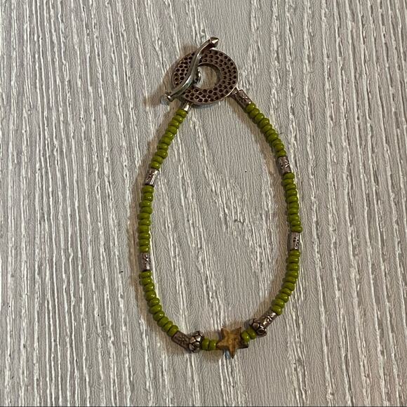 Wild Poppy Women's Delicate Handmade Beaded Bracelet Set of Two NEW - Picture 2 of 8